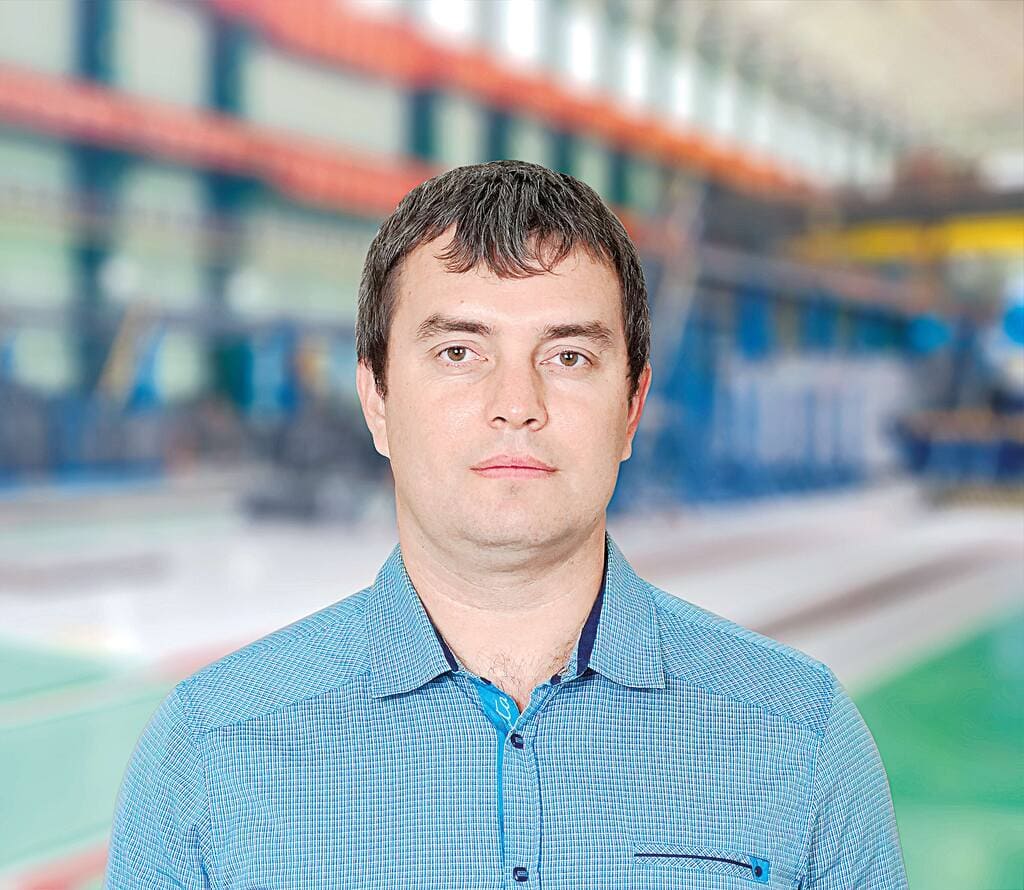 Андрей Александрович Волчков, слесарь-электромонтажник 6 разряда цеха энергообеспечения и обслуживания электрооборудования