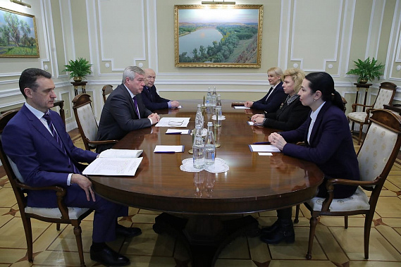 Донской губернатор встретился с уполномоченным по правам человека в РФ