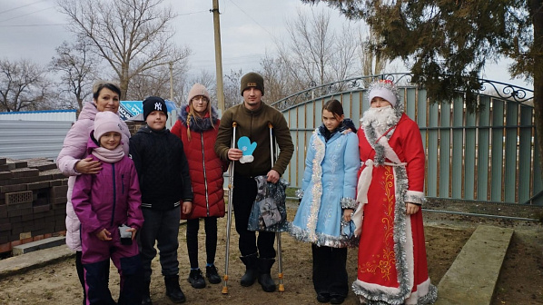 В станице Ермаковской школьники посетили семьи участников СВО