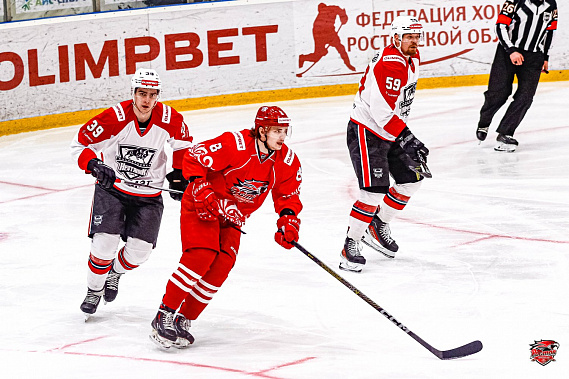 В последнем домашнем матче сезона ХК «Ростов» победил «Нефтяника»
