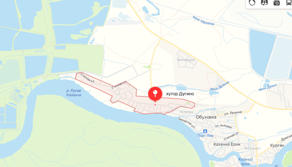 Дугино ростовская область карта