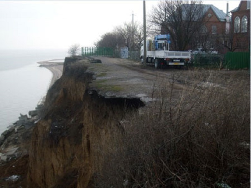 Обрыв азовское море