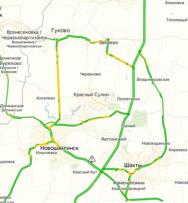 Карта ростов гуково