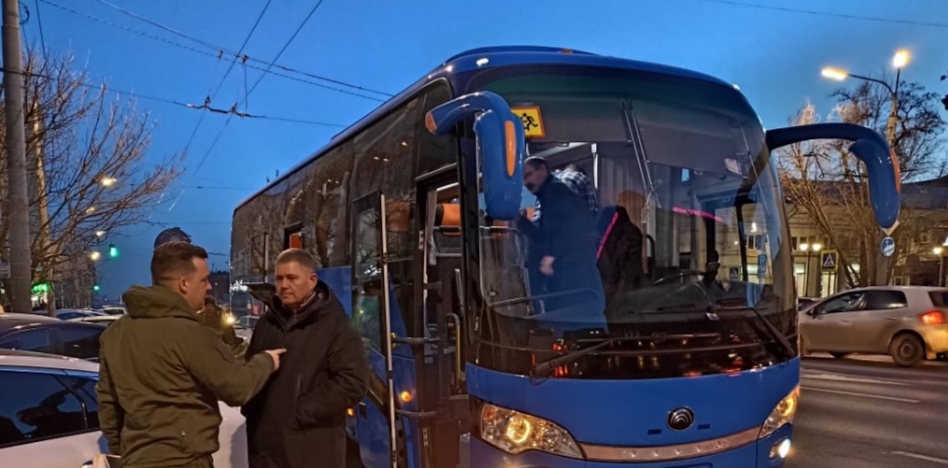 Казаки России прибывают в Москву на Большой круг