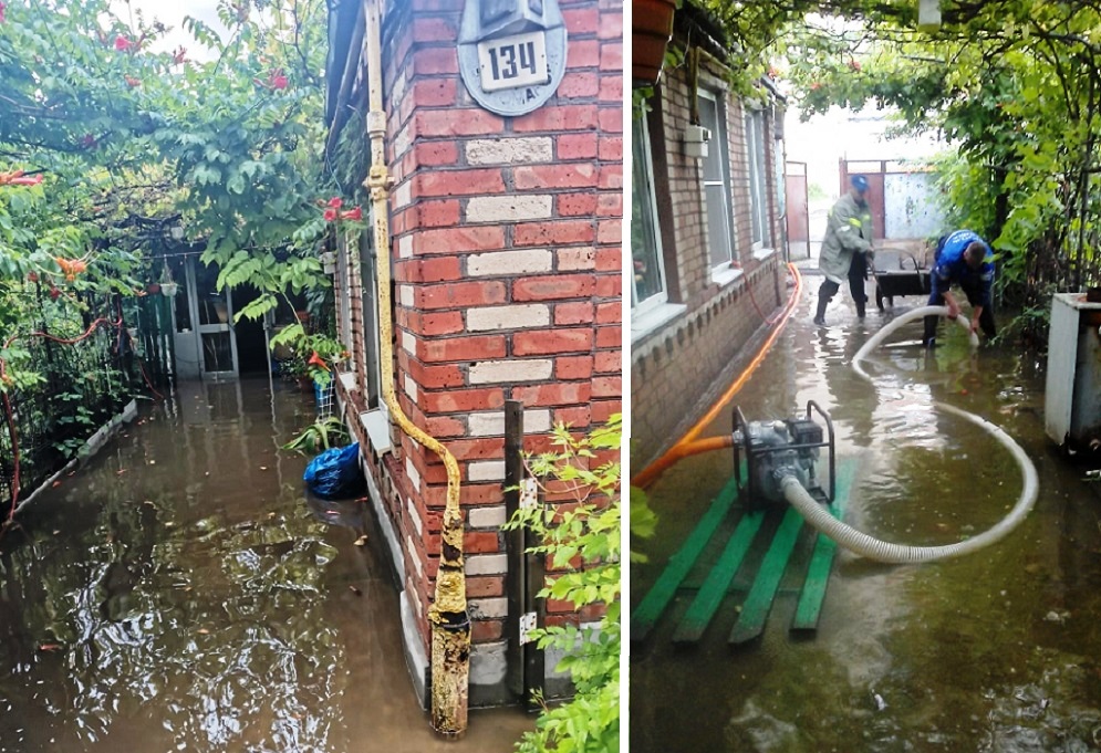Вода за малым не уничтожила подворье З.И. Горбуновой. И разорила дом.