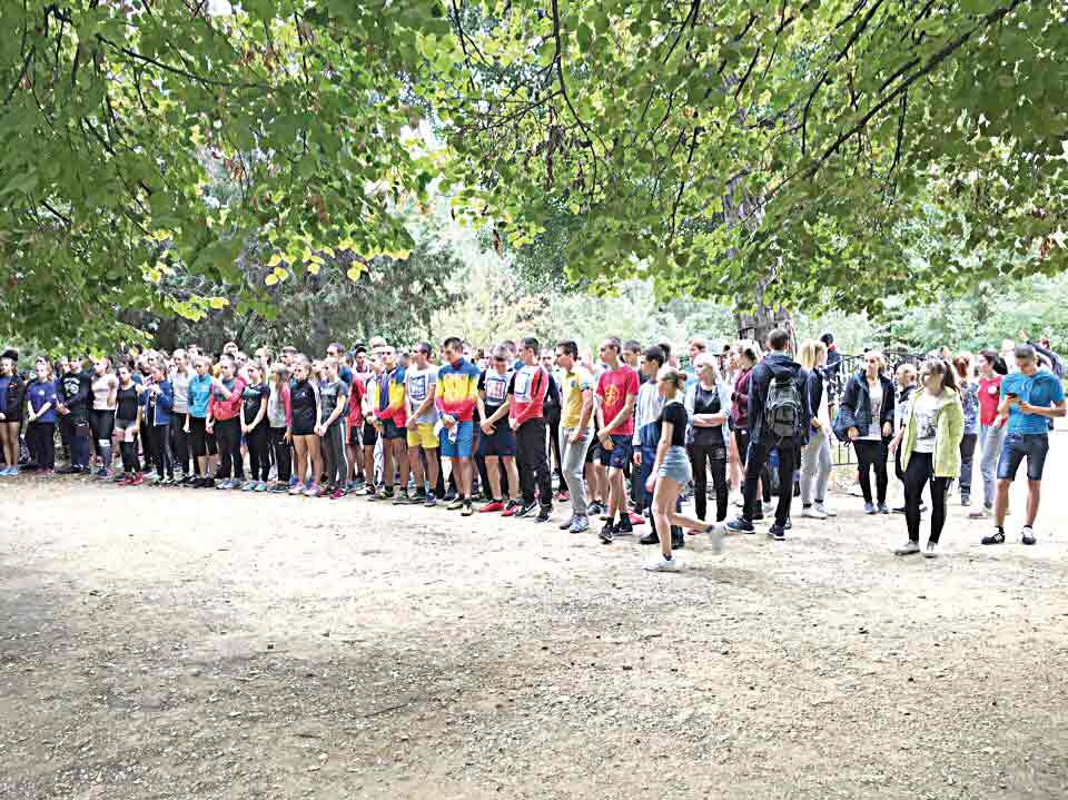 Кросс проходил по всем правилам легкой атлетики. Перед началом забегов надо было их узнать.