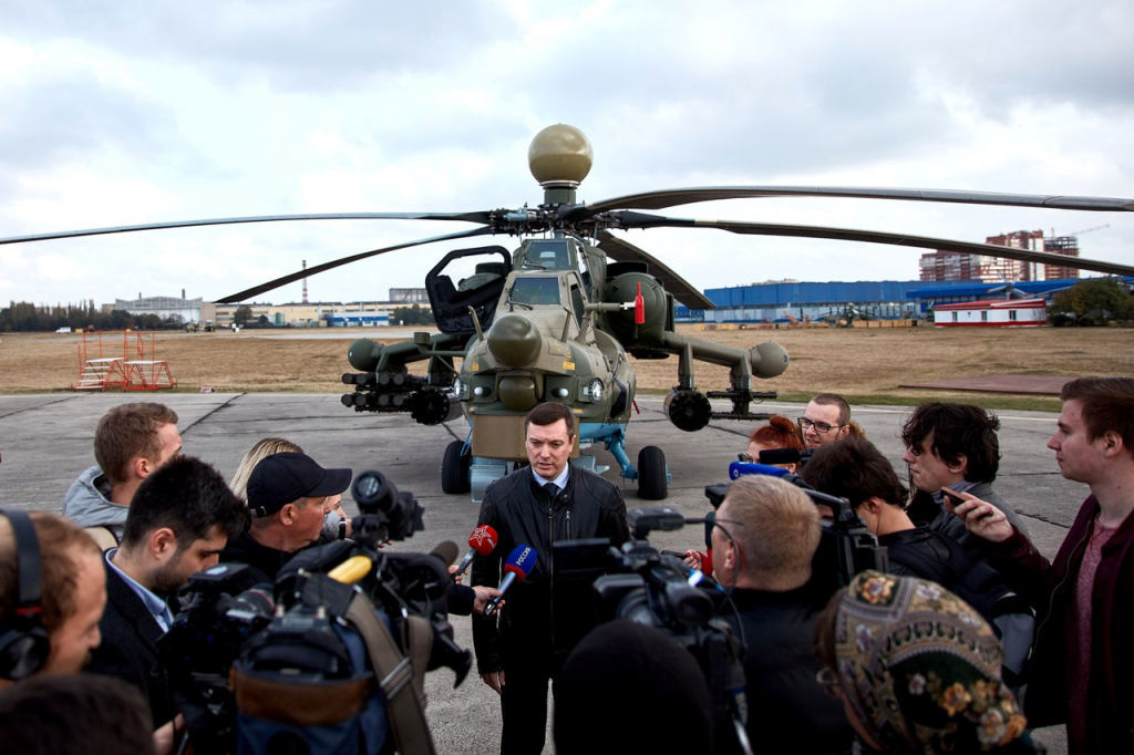 Построенный на "Роствертоле" вертолет передается заказчику.