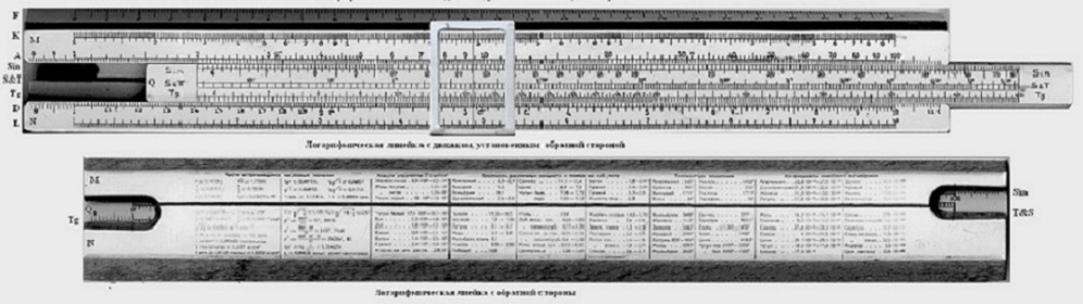 На логарифмической линейке считали траектории полета космических кораблей