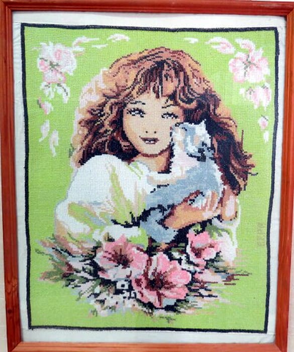 Первая вышивка. Первая вышивка.