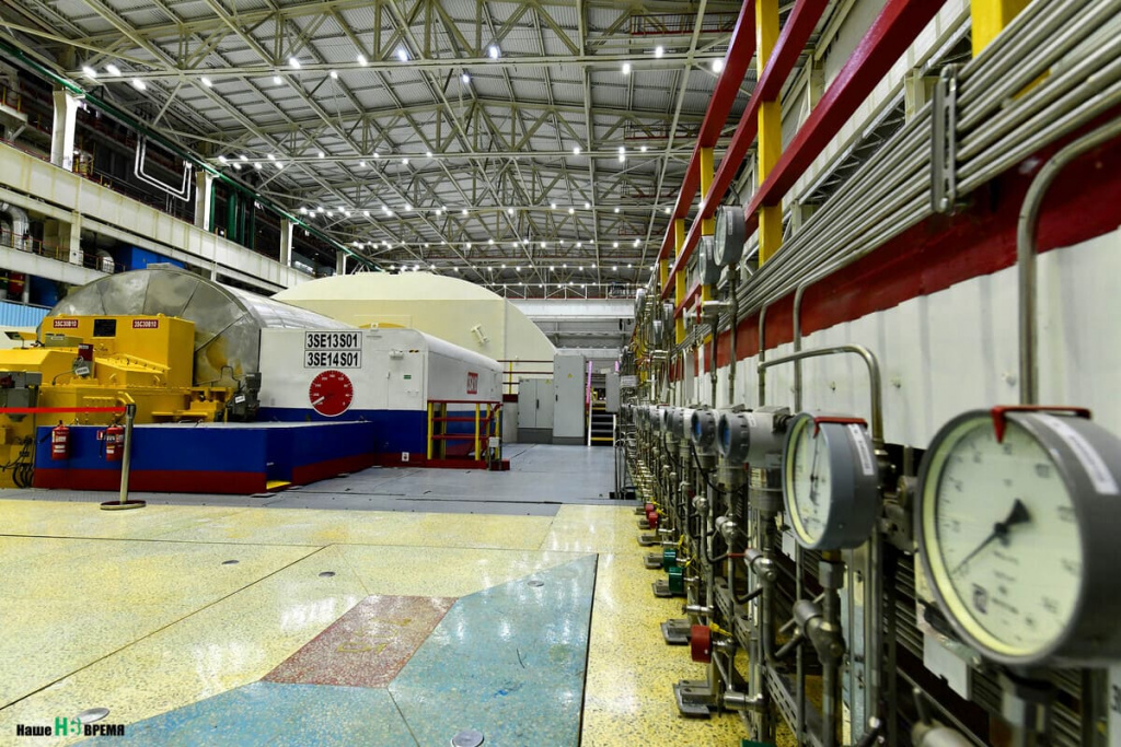 Турбинный зал 3 энергоблока Ростовской АЭС