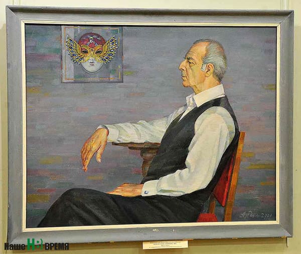Портрет Михаила Бушнова работы Алексея Курманаевского.