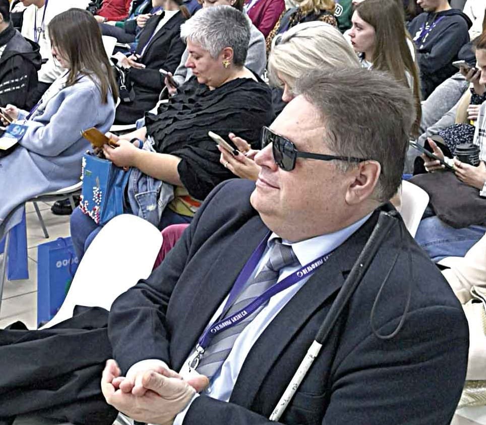 Олег Михайлович СИНЕГУБОВ на мероприятии, посвященном социальному предпринимательству.