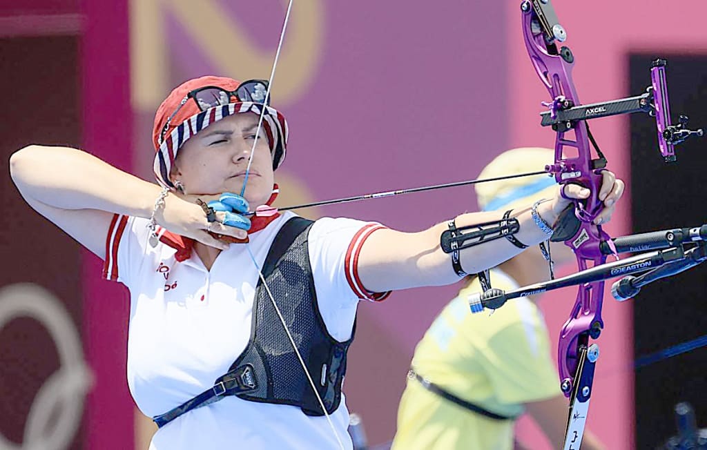 Таганрогская лучница Елена ОСИПОВА месяц назад стала чемпионкой Европы, а теперь у нее «серебро» Олимпиады. Таганрогская лучница Елена ОСИПОВА месяц назад стала чемпионкой Европы, а теперь у нее «серебро» Олимпиады.