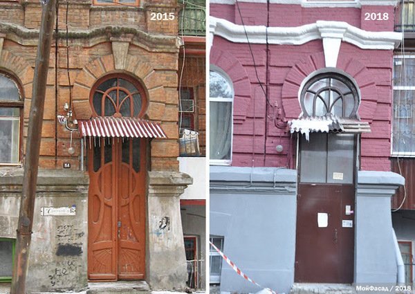Дом Сивожелезова. Пер. Братский, 84. Оригинальную дверь спасти не удалось. Дом Сивожелезова. Пер. Братский, 84. Оригинальную дверь спасти не удалось.