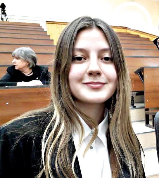 Анна Овчинникова, студентка I курса юрфака, выступившая в роли адвоката Александрова:
