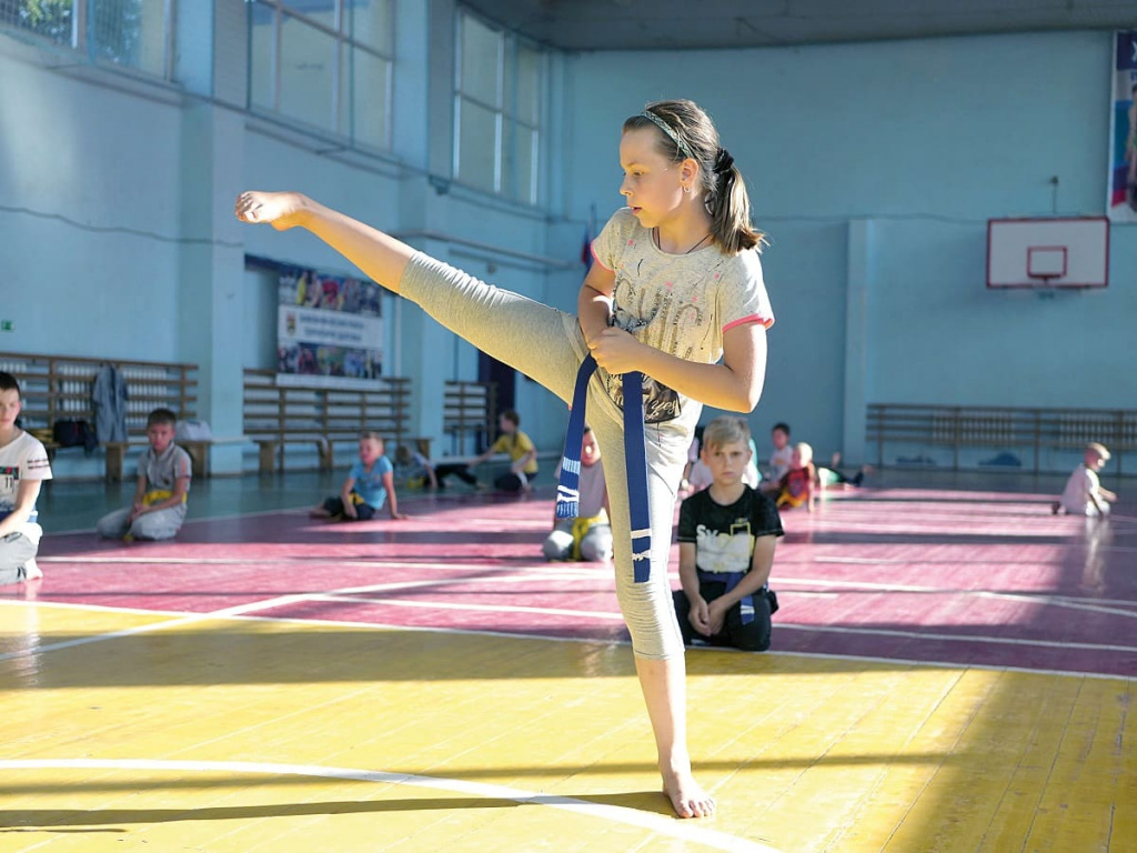 Одна из самых перспективных спортсменок отделения единоборств Дарья КРАВЧЕНКО.