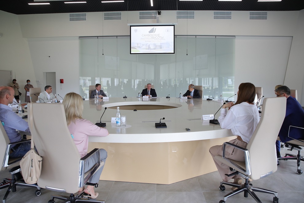 На встрече с донскими олимпийцами.