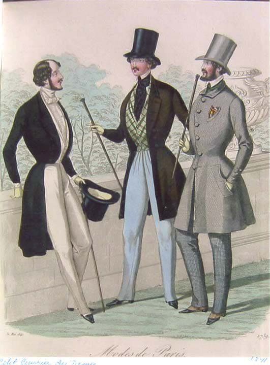 Как денди лондонский одет...» – мужчины при помощи корсетов превращали свои талии в осиные.