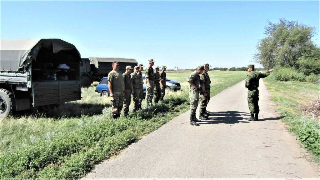 Военнослужащие инженерной бригады ЮВО прибыли на Вахту Памяти в Тацинский район.