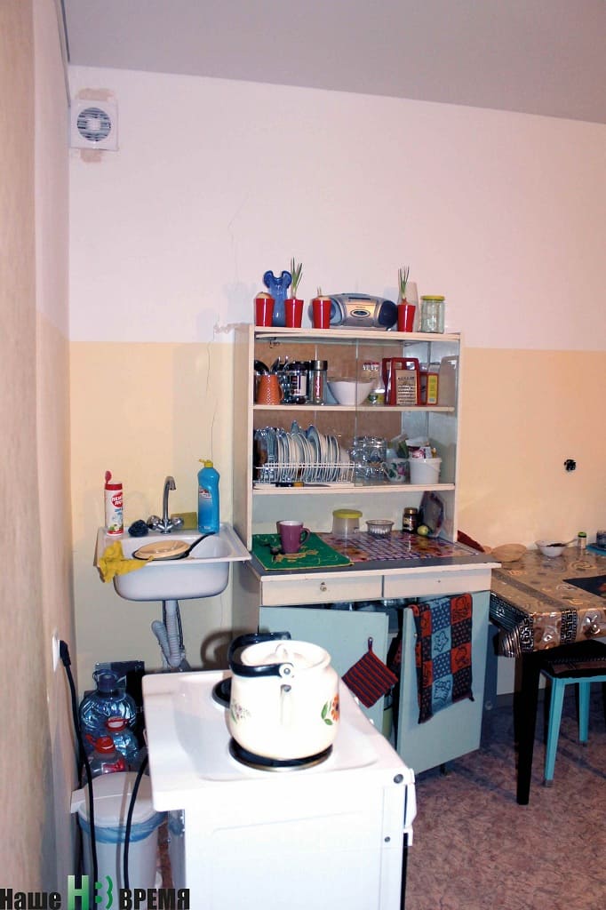Квартира-студия – кухня и спальня в одном флаконе.