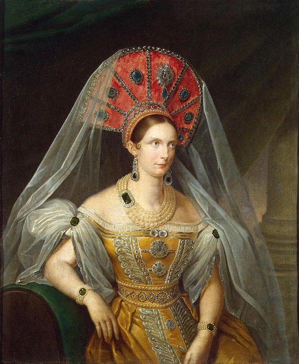 «Портрет императрицы Александры Федоровны». А. Малюков, 1836 г. Эрмитаж. «Портрет императрицы Александры Федоровны». А. Малюков, 1836 г. Эрмитаж.