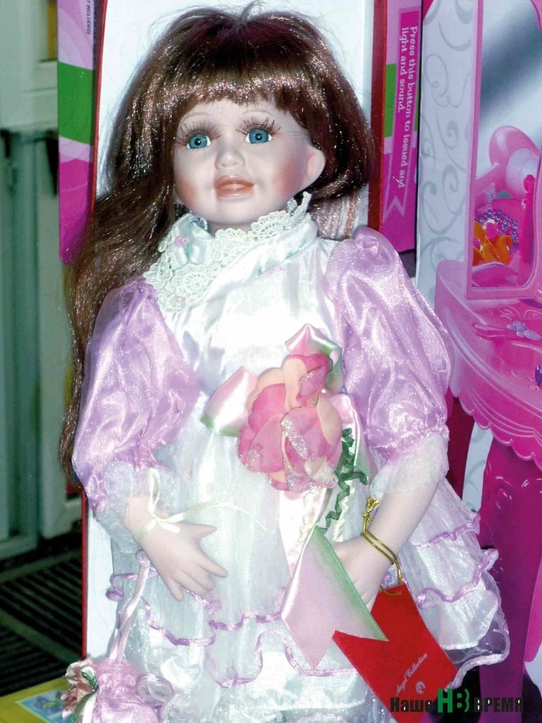 Фарфорово-текстильная кукла Angel Collection.