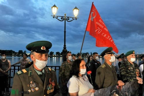В Ростове прошла акция в честь годовщины начала Великой Отечественной войны