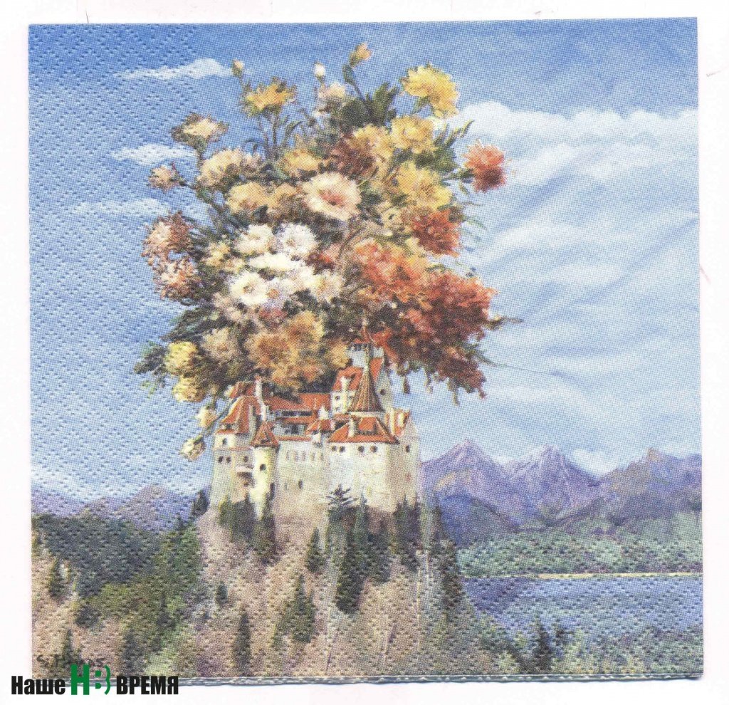 Сервировочная салфетка-репродукция.