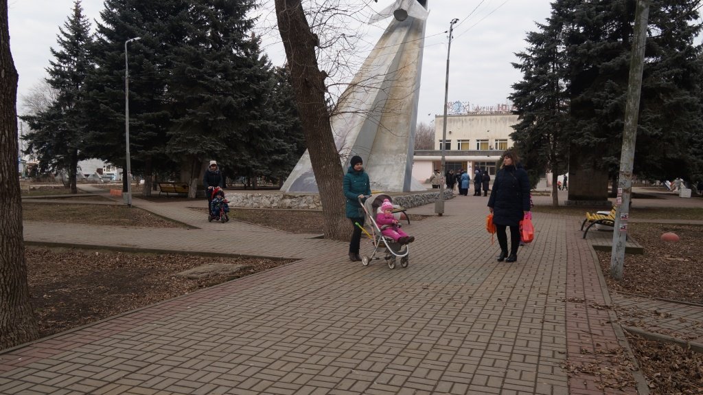 В парке Авиагородка гуляют в любую погоду