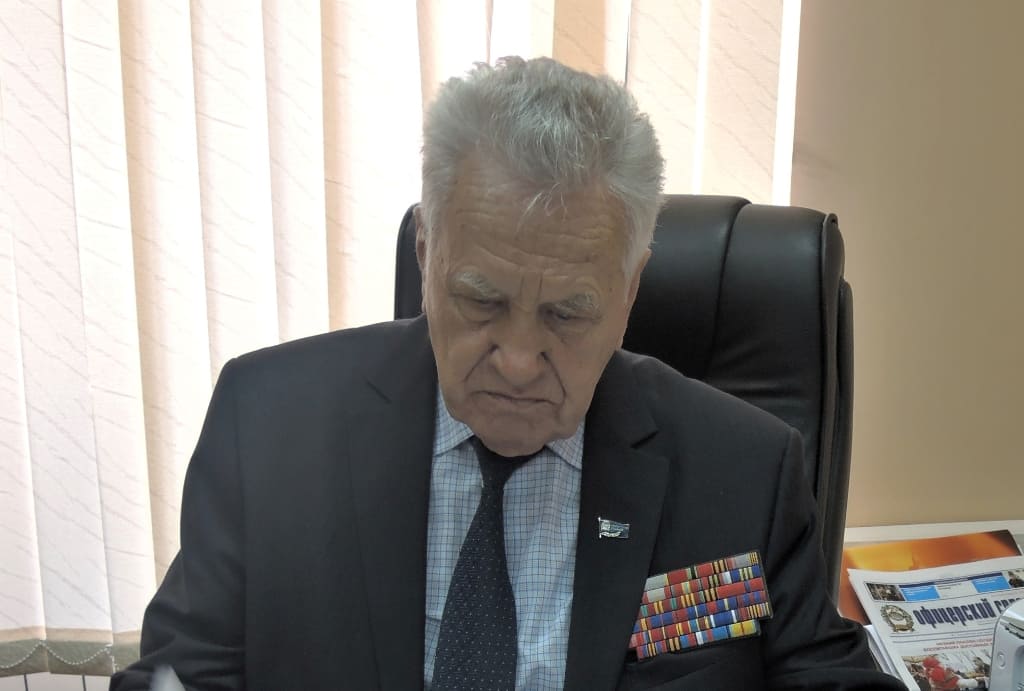 Председатель Ростовской городской организации ветеранов Валентин ГЕРБАЧ