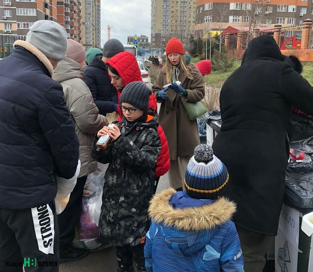 В Красном Аксае на акции было особенно многолюдно.