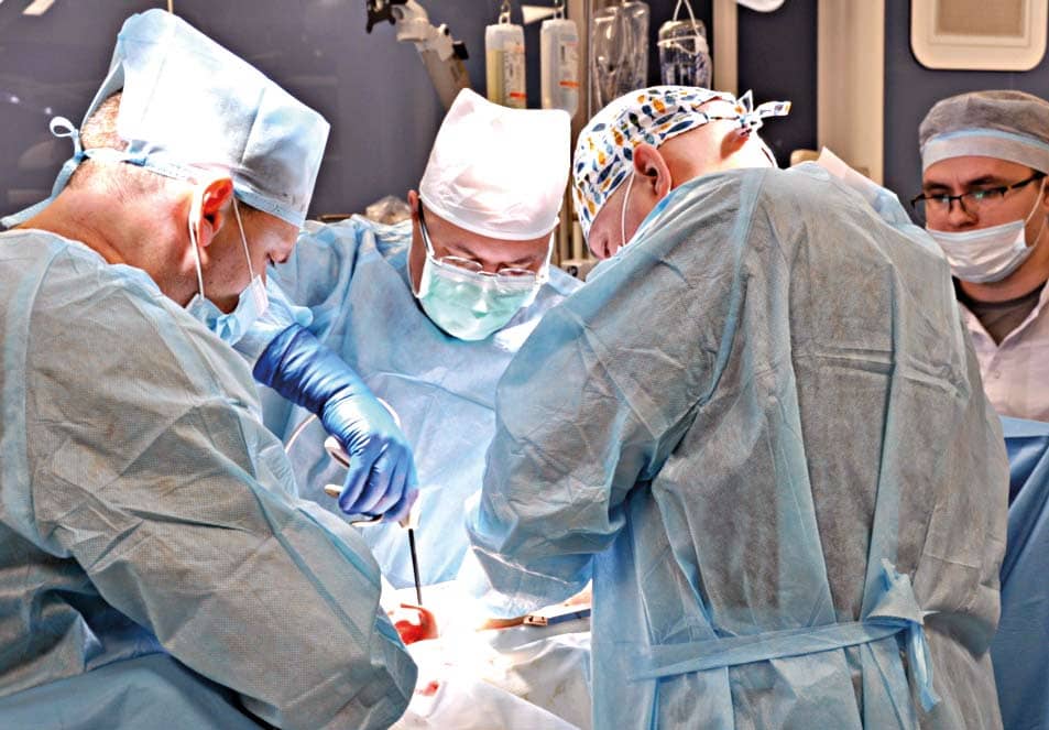 Хирургическое вмешательство в Ростовском онкоцентре.