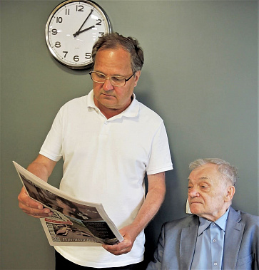 Мастер спорта СССР Сергей Павлович Быканов и международный мастер Александр Иванович Захаров