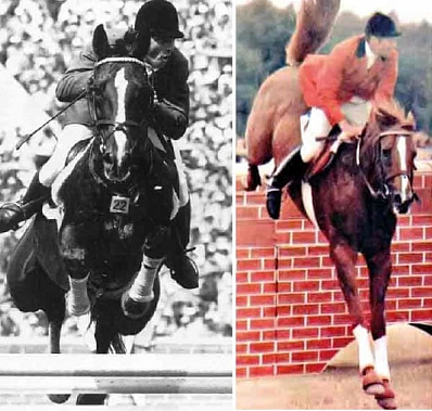 Николай Корольков - на Эспадроне (слева) и Виктор Асмаев - на Рейсе (справа)