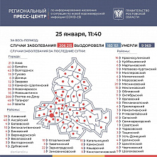 Коронавирус в Ростовской области: статистика на 25 января