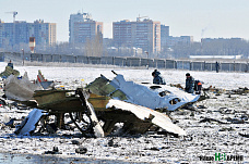 Крувшение самолета в Ростове