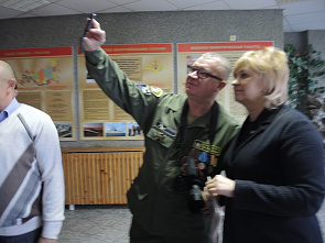 Сегодня боевые товарищи и  донские поисковики поздравили «Хичкока»