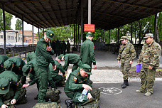 Очередная команда призывников отправилась к местам прохождения военной службы со сборного пункта Ростовской области