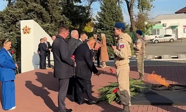 Дзержинского, Баграмяна и Чуйкова встретили и проводили в Неклиновском районе