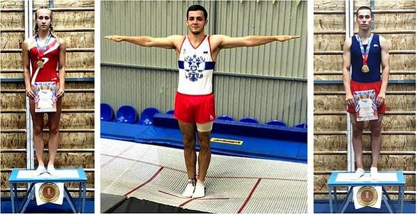 Прошло первенство Дона по состязаниям батутистов