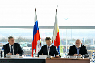 Строительство аэропорта «Платов» проинспектировали