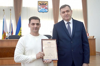 В Новочеркасске отметили неравнодушного водителя автобуса