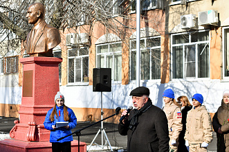 20 02 2025 В ростовской школе открыли Зал воинской славы имени Г. А. Вартаняна