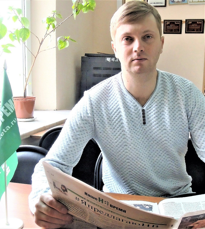 На снимке: организатор серии турниров ко Дню города Всеволод Ключников