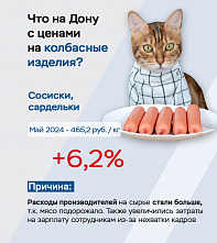 В Отделении по Ростовской области Южного ГУ Банка России назвали причины инфляции в регионе