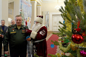 Военнослужащие ЮВО провели благотворительную акцию «Елка желаний»