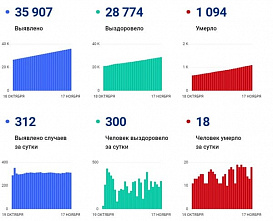 Коронавирус в Ростовской области: статистика на 17 ноября