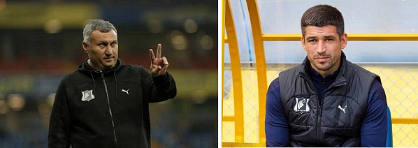 На снимке: Заур Тедеев и Александр Аброскин.