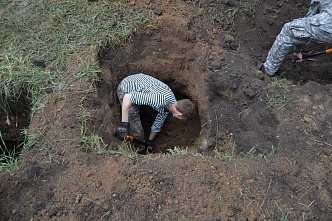 Сегодня  красноармейцы отправились в последний поход