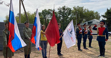 В ЛНР прошла церемония захоронение останков воинов, погибших в годы Великой Отечественной войны